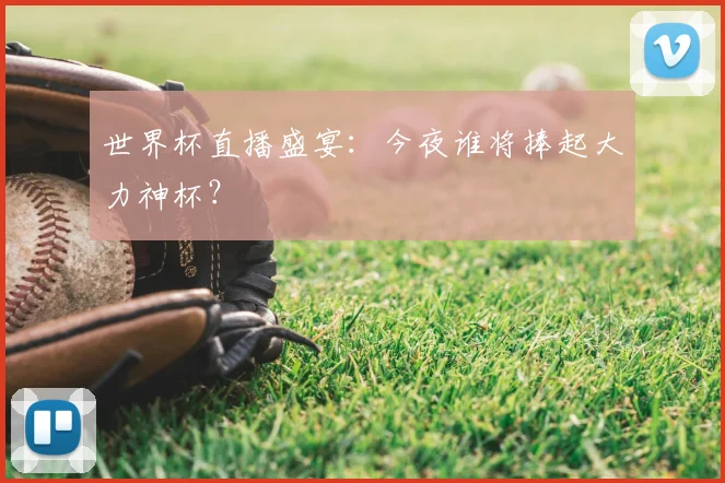世界杯直播盛宴：今夜谁将捧起大力神杯？